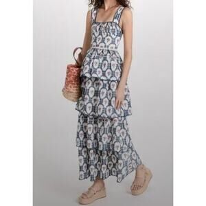 LUG VON SIGA Sz 36 4 XS Flower Circle Embroidered Dress NWT Karmen